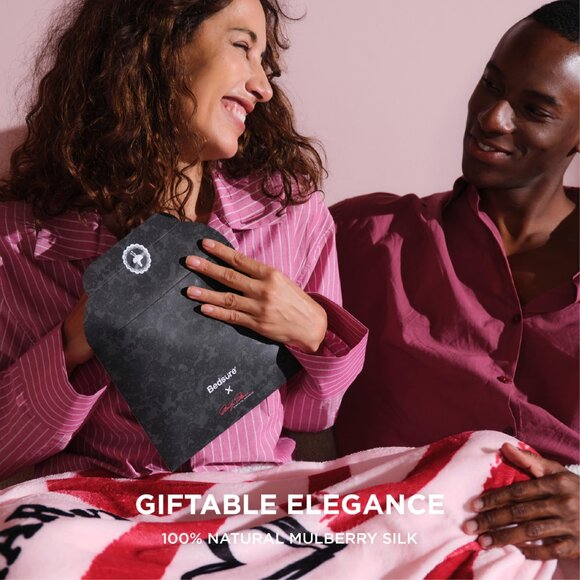 Bedsure x Marilyn Monroe 100% Mulberry Silk Pillowcase for Hair and Skin… - Picture 4 of 4